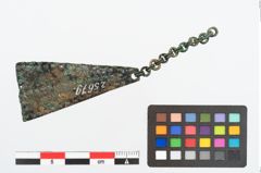 Foto von Bronzeklapperblechanhänger (NHMW-PRAE-025679)